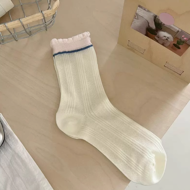 Women's breathable cotton socks