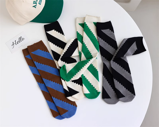 女裝透薄襪 - 斜紋洞