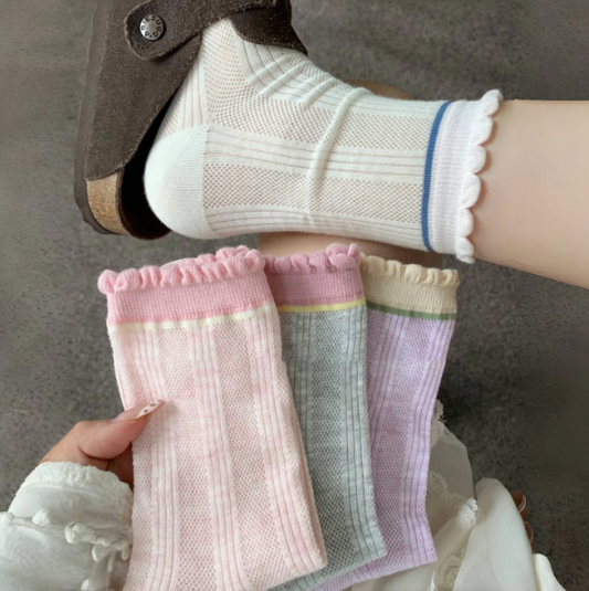 女裝透氣棉襪